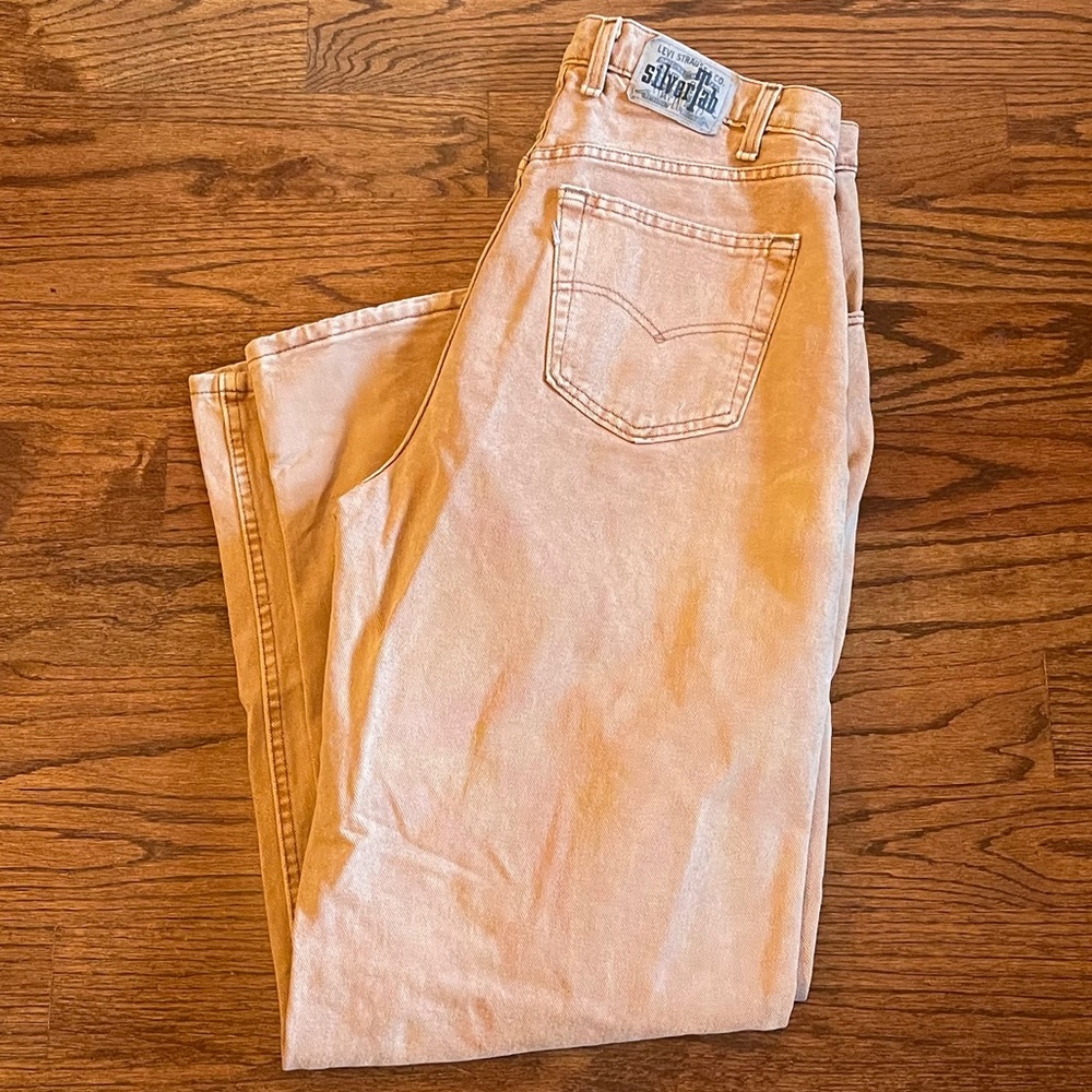 Vintage Levi’s SilverTab Baggy Orange Jeans 36x32